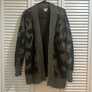 Camo Cardigan